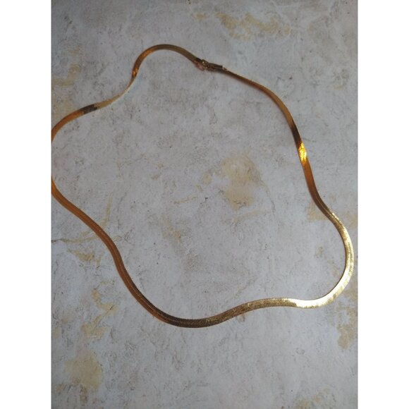Napier Gold Tone Chain Necklace Vintage - Picture 1 of 5